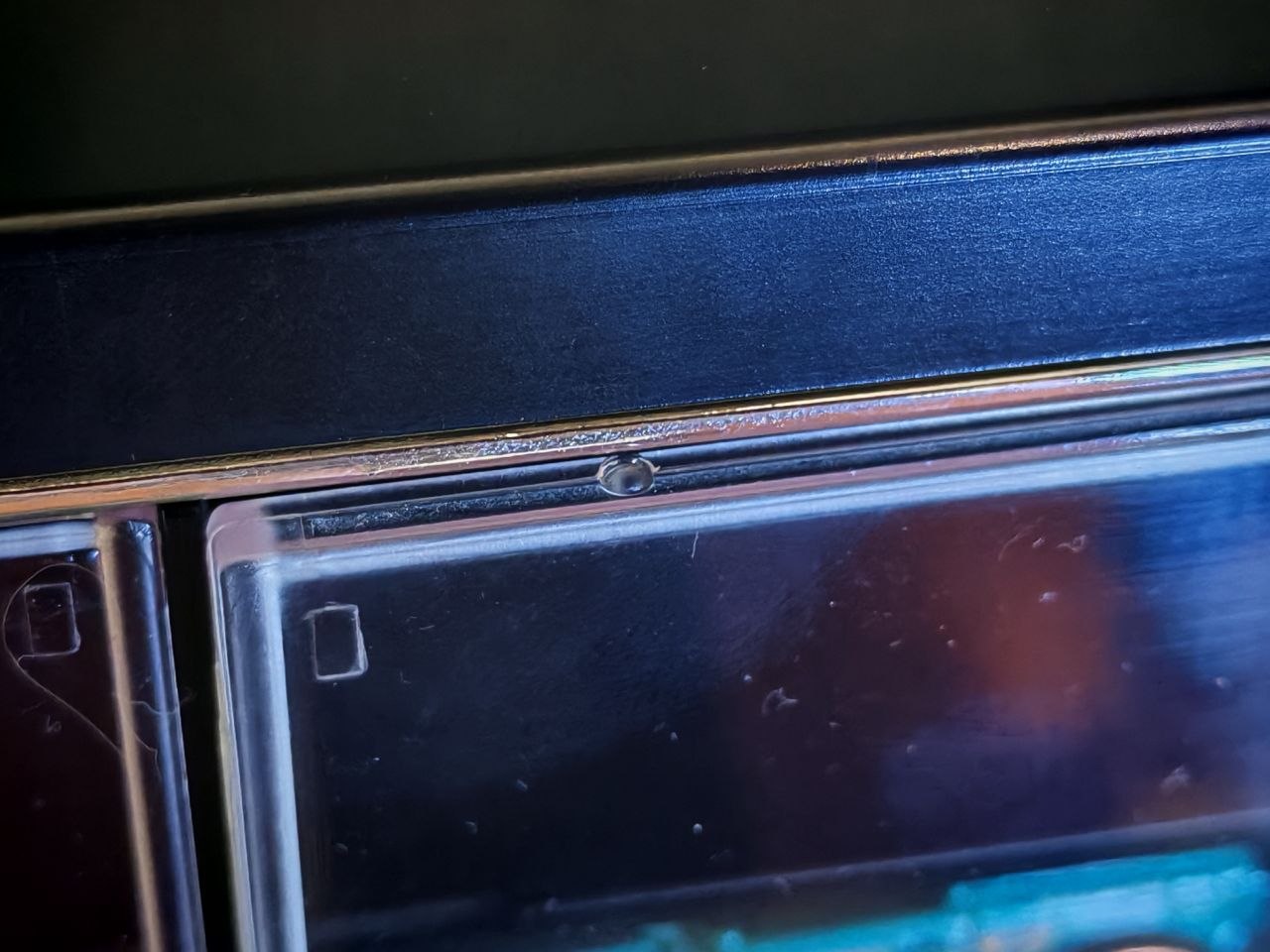 Front door locking pin
