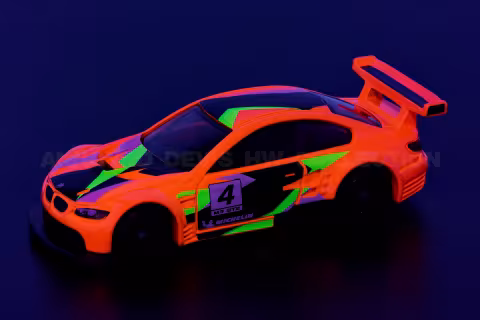 BMW M3 GT2 blacklight