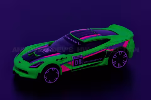 Corvette C7 Z06 blacklight