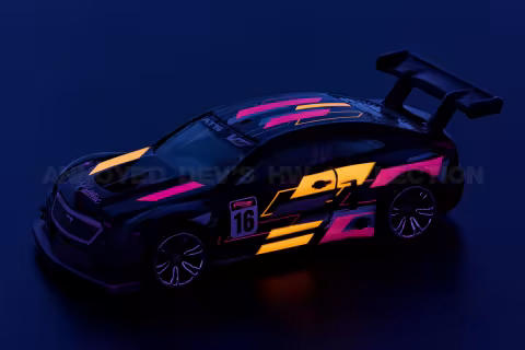 '16 Cadillac ATS-V R blacklight