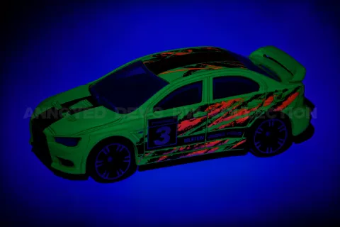 2008 Lancer Evolution blacklight