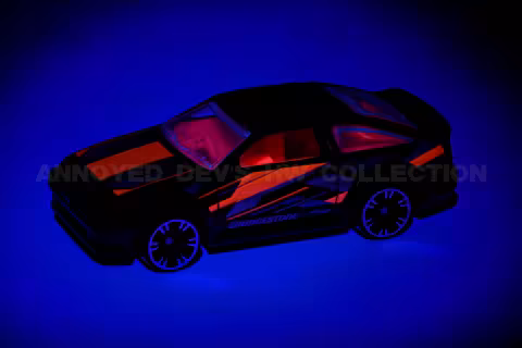 Toyota AE-86 Corolla blacklight