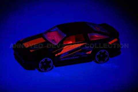 Toyota AE-86 Corolla blacklight